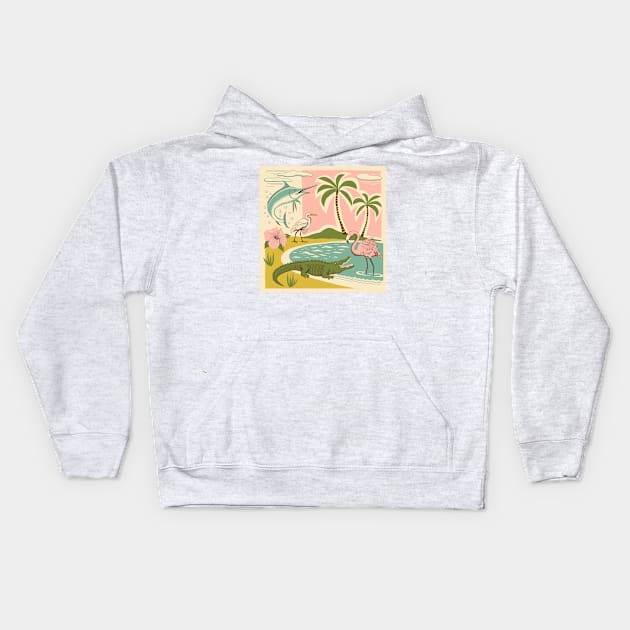 Everglades Kids Hoodie by Ruby Ritz